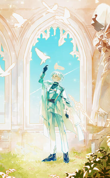 full body + complex bg