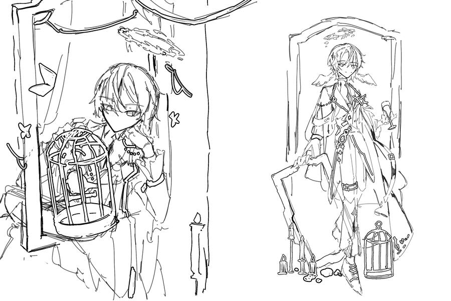 full body + omakase art (ยังไม่เสร็จ)