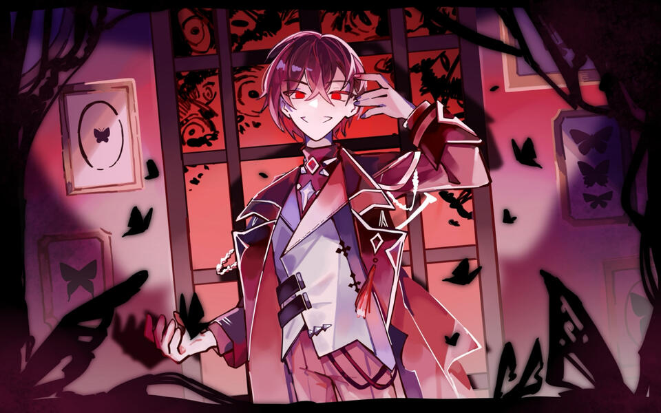 1 char + simple bg (งานปี 2025)